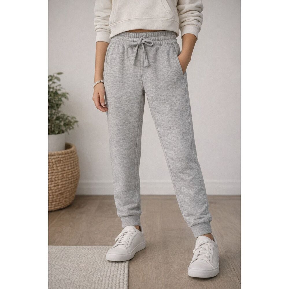 Abercrombie Kids Ypb Jogger Sweatpants Gray Ultra High Rise Soft Athletic Pants